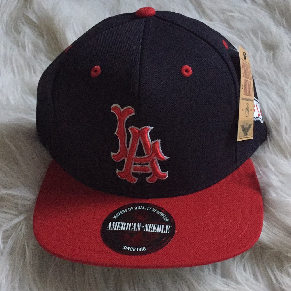 American Needle Angels logo baseball hat - Picture 2 of 6